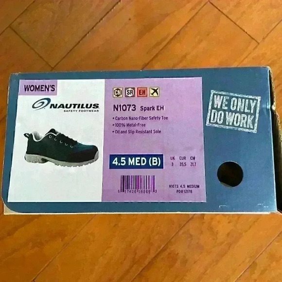 Nautilus Safety Footwear Spark CT Teal size 4.5 Brand New (Save $50.00) - Picture 10 of 10